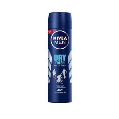 Nivea Men Dry Fresh Anti-Transpirant Spray, 150 ml