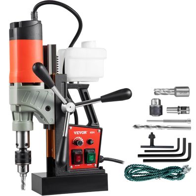 VEVOR Magnetkernbohrmaschine 1400W 50mm Magnetbohrer 810 U/min 10 Gänge