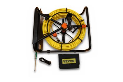 VEVOR Kanalkamera 50m selbstnivellierend 4,3 Zoll HD IP68 Rohrkamera 12 LEDs