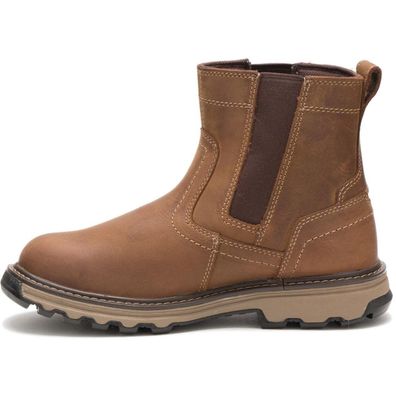 CAT Footwear Parker Herren Sicherheitsstiefel S1P Dunkelbeige Groesse 43 EU