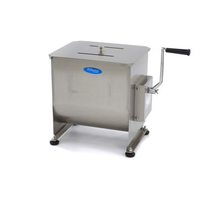 Maxima Gastro Fleischmixer 30 L für 25 kg Fleisch Einzelachse manuell Edelstahl