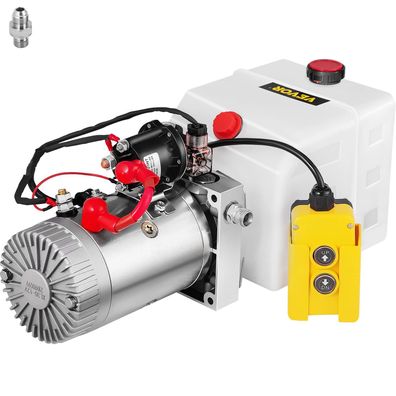 VEVOR Hydraulikpumpe einfachwirkend 12 V Hydraulikaggregat 4 L 3200 PSI