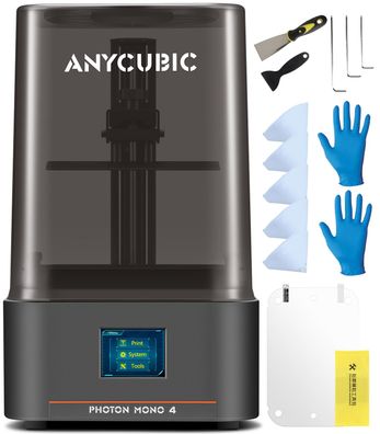 Anycubic Photon Mono 4 3D-Drucker 10K 7 Zoll Mono-LCD 153,4x87x165 mm