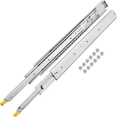 VEVOR Schubladenschienen Vollauszug 609mm Schwerlast 225 kg mit Verriegelung