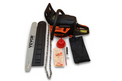 VEVOR Benzin-Kettensäge 58 CC 50,8 cm Schwert 3,22 PS Motorsäge Baumfällen