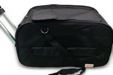 VEVOR Hundetrolley faltbar bis 15,8 kg Transporttasche aus 600D Oxford-Stoff