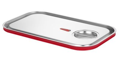 HENDI Gastronorm-Deckel GN 1/1 530x325mm Edelstahl mit Silikonrand