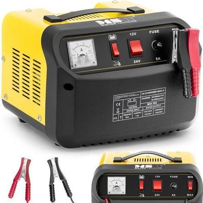 Autobatterieladegerät mit Starthilfe 12/24 V 45 A