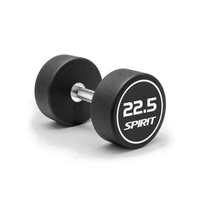 Spirit Fitness Round Rubber Kurzhantel 22,5 kg