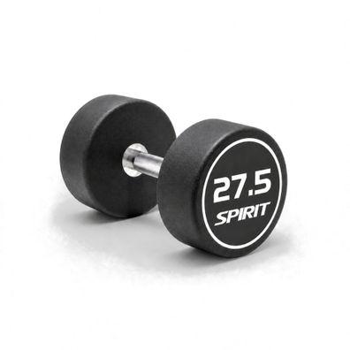 Spirit Fitness Round Rubber Kurzhantel 27,5 kg