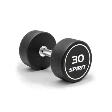 Spirit Fitness Round Rubber Kurzhantel 30 kg