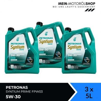 Petronas Syntium Prime FPW03 5W-30 3x5 Liter