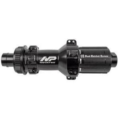 Scheibenbremshinterradnabe, schwarz, Novatec, "Straight Pull
