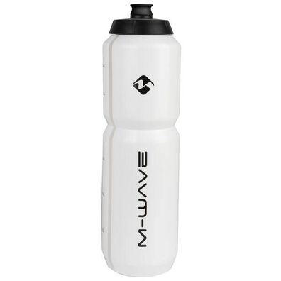 Trinkflasche M-WAVE >PBO 1000<, Kunststoff, 1000 ml, weiß/sc