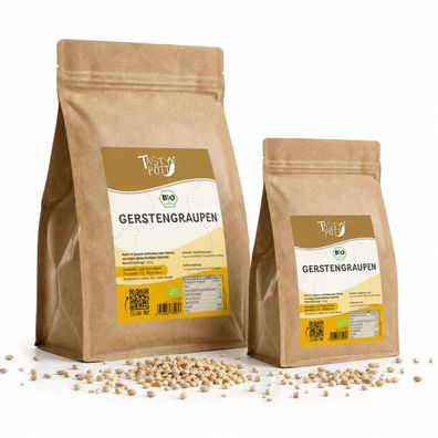 Tasty Pott Bio Gerstengraupen - 1kg im Beutel