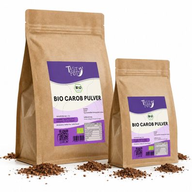 Tasty Pott Bio Carob Pulver - im Beutel