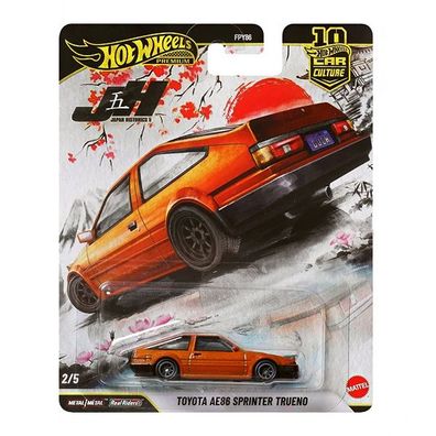 Toyota AE86 Sprinter Trueno - Hot Wheels Premium Japan Historics 5 1:64