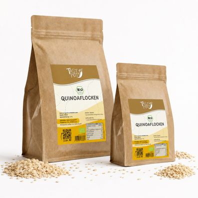 Tasty Pott Bio Quinoa Flocken - verschiedene Größen im Beutel