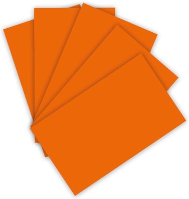 folia Tonpapier 130g/qm DIN A3, 50er Pack Hellorange