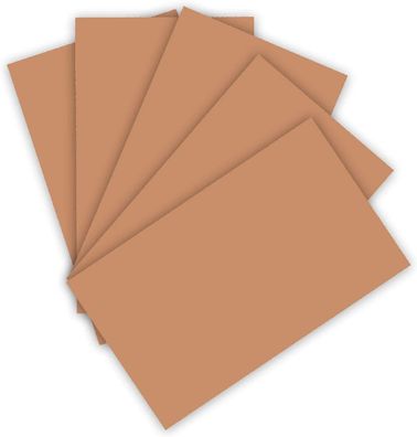 folia 6372 - Tonpapier 130 g/m², Tonzeichenpapier in hellbraun, DIN A3, 50 Bogen, als