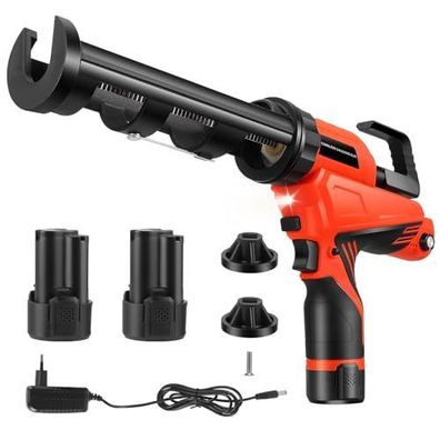 Elektrischer Silikonpistole 12V – Kabellos, LED-Licht, 6 Geschwindigkeiten, 300