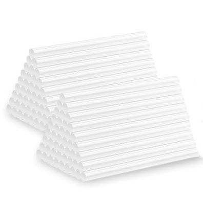 Tilswall Heißklebesticks 7 x 100 mm, 100 Stück, Standard Klebestäbe für Heißkleb