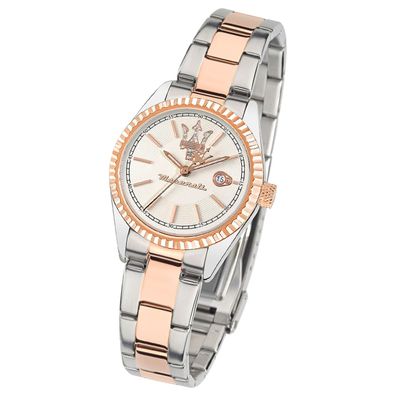 Maserati Edelstahl Uhr Analog Competizione Damen silber rosé UMAR8853100504