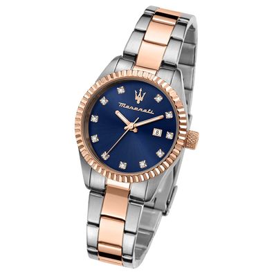 Maserati Edelstahl Uhr Analog Competizione Damen silber rosé UMAR8853100507