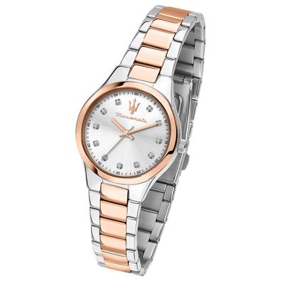 Maserati Damen Armbanduhr Attrazione Analog silber rose UMAR8853151502