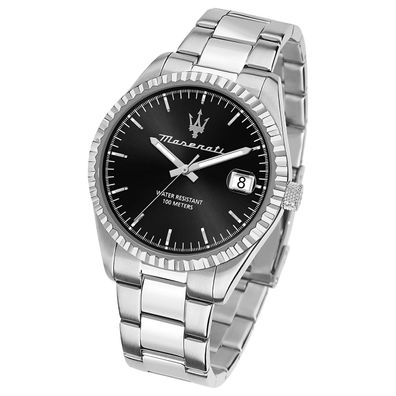 Maserati Edelstahl Armband-Uhr Analog Competizione Herren silber UMAR8853100028