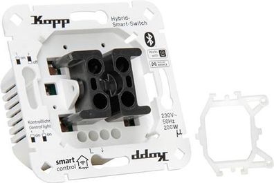 Kopp Smart-Control Hybrid Universaldimmer für Smart Home, kompatibel mit Alexa u