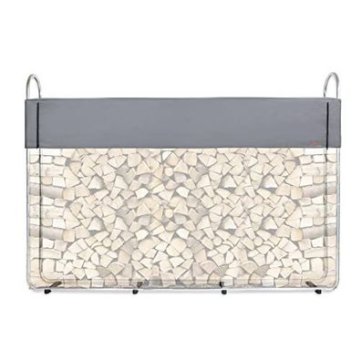 CCLIFE Kaminholzregal aus verzinktem Metall