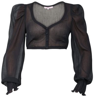 Dirndlbluse Moosbrunn schwarz