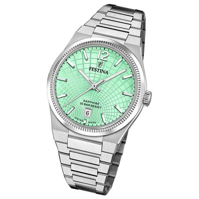 Festina Damenuhr Swiss Made Armbanduhr Edelstahl silber UF20052/4