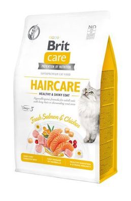 Brit Care Cat Haircare Lachs & Huhn 2kg - Trockenfutter