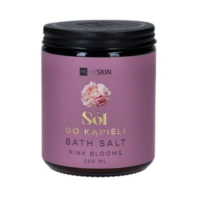 Hiskin HISKIN PINK BLOOMS PEONY u0026 ROSE Badesalz 200 ml