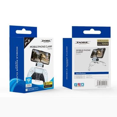 DOBE Verstellbare Smartphone Handy Halterung für Playstation 5 DualSense PS5 Controll