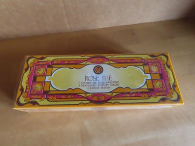 Seife Stückseife Rose The 3 Luxus Seifen je 100g