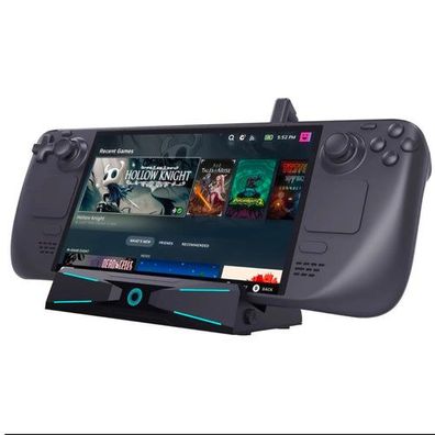 Docking Station mit LED für Steam Deck 100W 4K 30HZ HDMI USB 3.0 OLED
