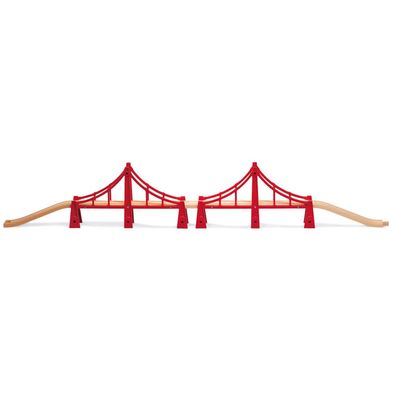 BRIO World HÃ #164; gebrÃ #188; ke, Bahn (rot/braun)