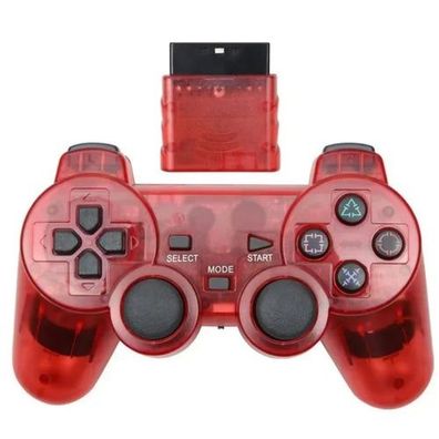 Wireless 2,4 GHz Gamecontroller für PS1/PS2 inkl. Empfa?nger - Rot