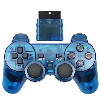 Wireless 2,4 GHz Gamecontroller für PS1/PS2 inkl. Empfa?nger - Blau