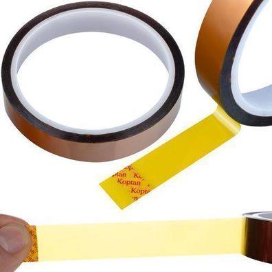 Rosfix Kaptonband 15 mm x 30 m – Hitzebeständig bis 240°C | 0,05 mm Stärke