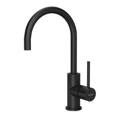 Küchenarmatur Wasserhahn LUGO Küchenmischer für Küche in Schwarz, Spültischarmatur