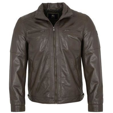 OTTO KERN- Herren Echtleder Lederjacke Lammnappa dunkelbraun