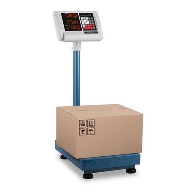 Faltbare Plattformwaage für Lager und Inventur, 30 × 40 cm, Netz- und Batteriebetrieb