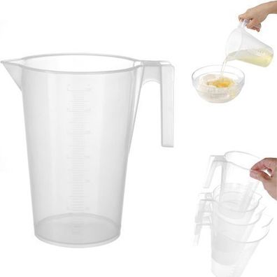 Küchenmessbecher mit Messbecher aus Polypropylen, stapelbar, 3 l - HENDI 567845
