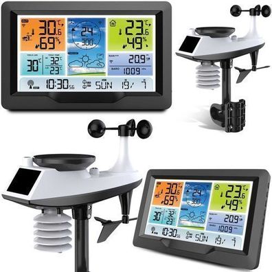 BD-905 Graphit-Wetterstation mit Display