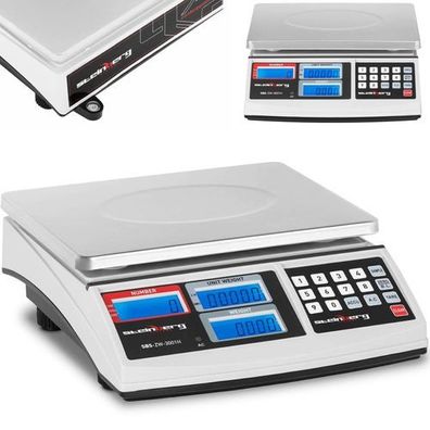 SBS-ZW-3001H LCD-Stückzählwaage bis 30 kg
