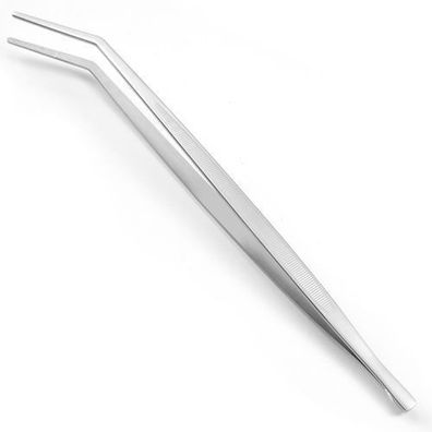 Gebogene Pinzette zum Dekorieren und Wenden von Geschirr 160 mm Hendi 680070